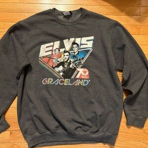 Grace Charcoal Men's Crewneck Sweater